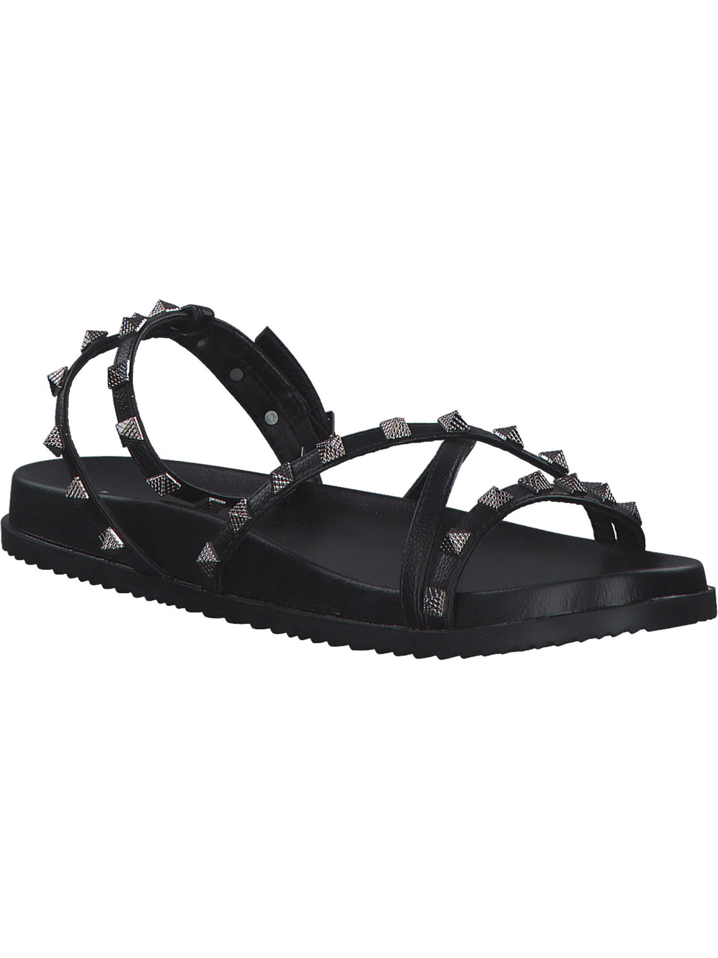 MENBUR Strap Sandals in Black