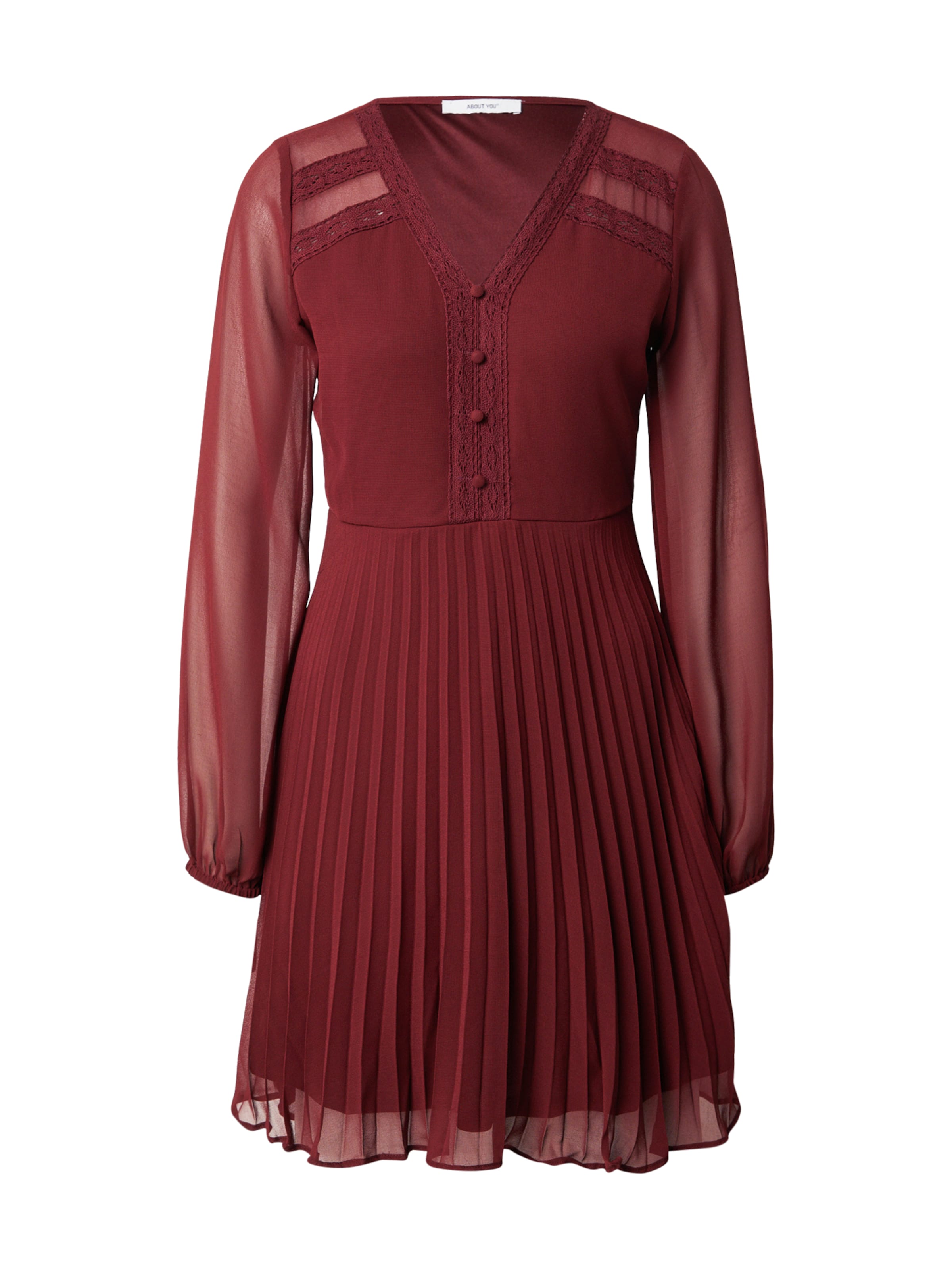 Abito 'Perla' di ABOUT YOU in rosso: frontale