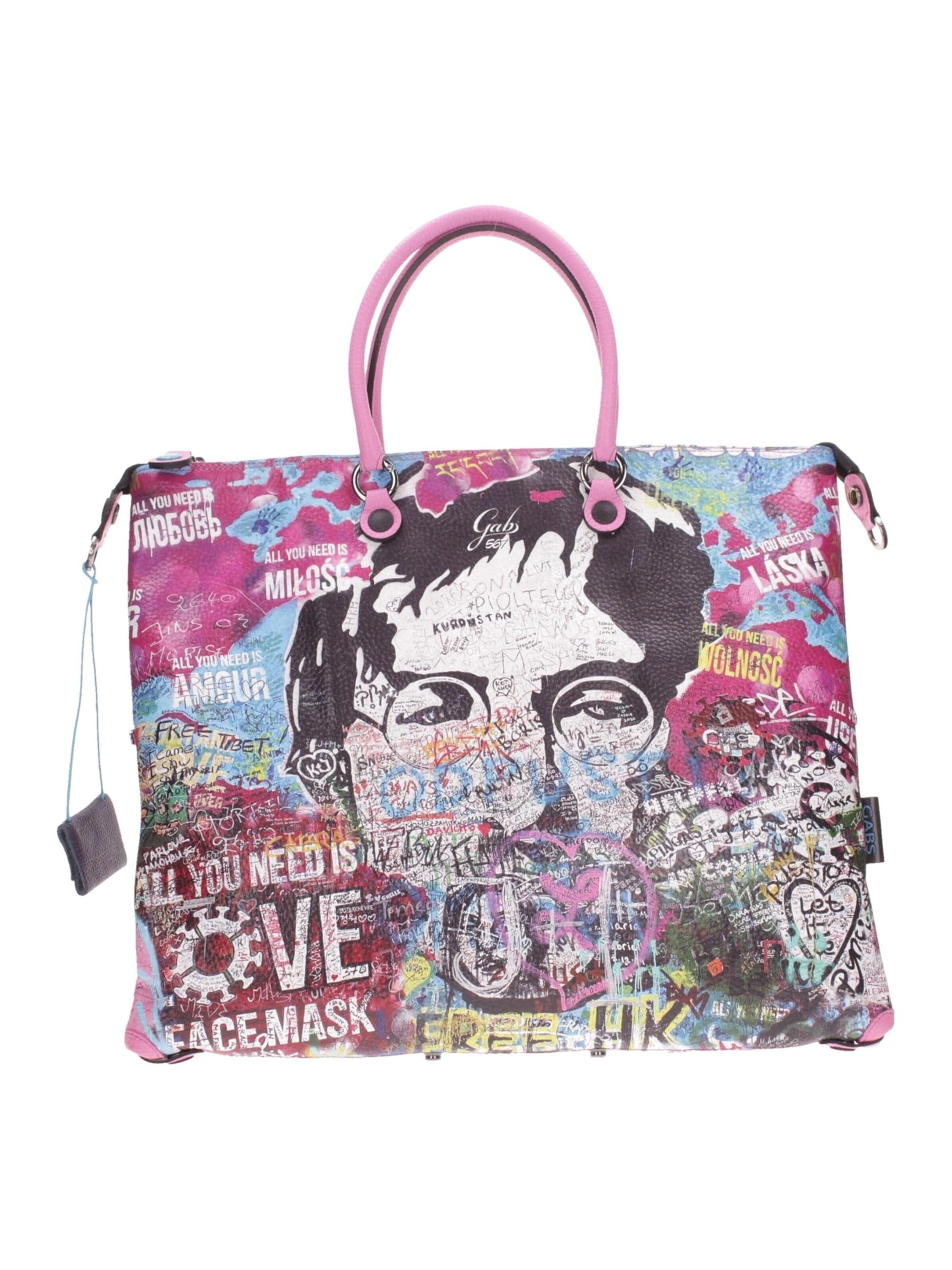 Borsa a mano di Gabs in rosa: frontale
