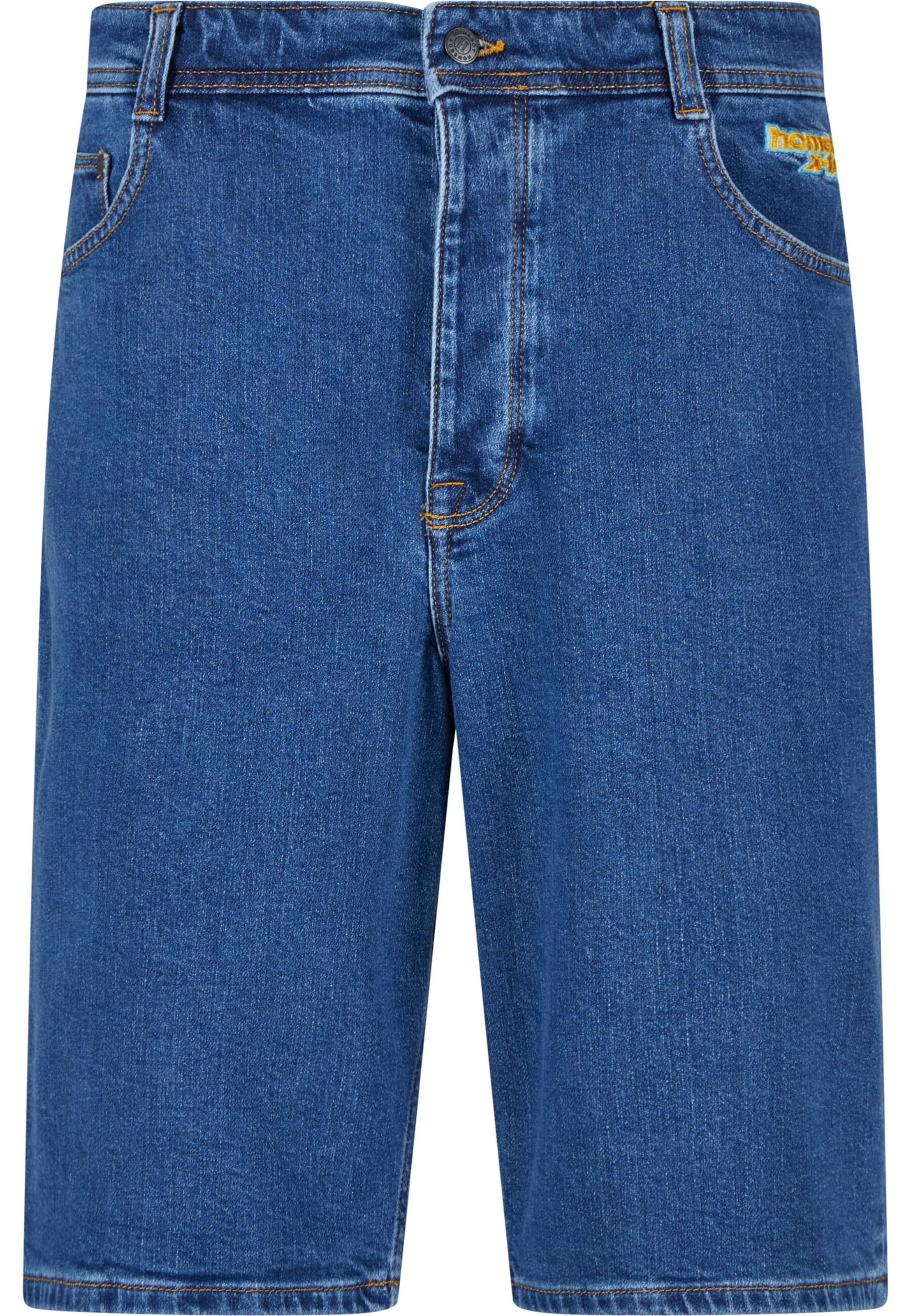 HOMEBOY Wide leg Jeans i blå: framsida