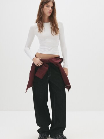 Pull&Bear Paita värissä valkoinen: etupuoli