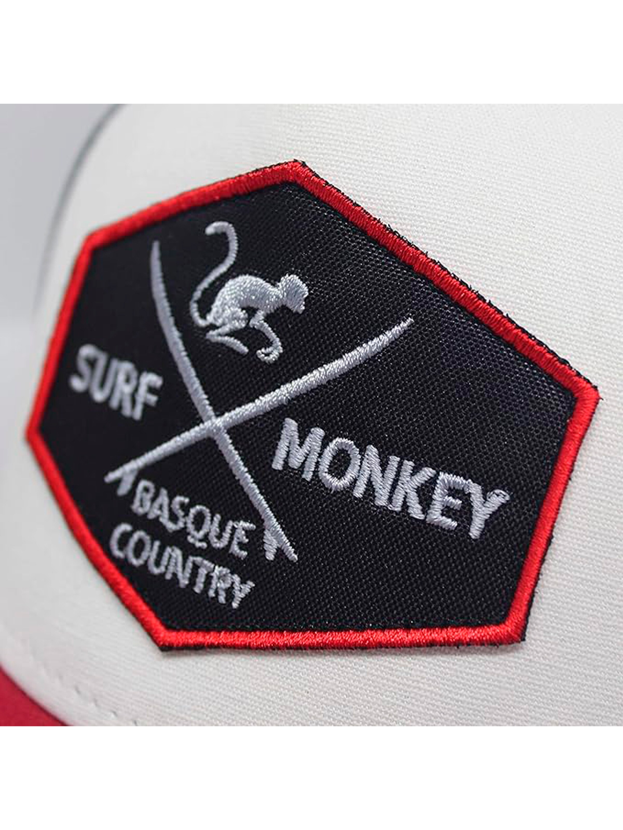 Surf Monkey - Gorra deportiva en rojo