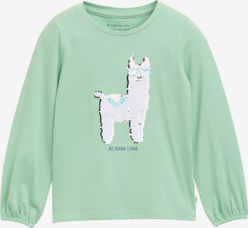 TOM TAILOR Shirt in Green: front