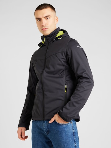 Veste outdoor 'BIGGS' ICEPEAK en noir : devant