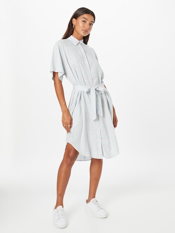 Monki Shirt Dress in Blue: front