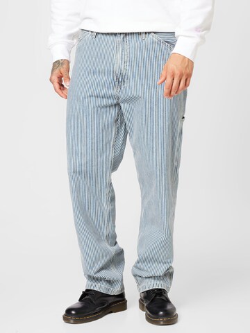 LEVI'S ® - Loosefit Calças de ganga '568™ Stay Loose Carpenter' em azul: frente