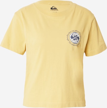 QUIKSILVER T-Shirt 'UNISCREENSS' in Beige: predná strana