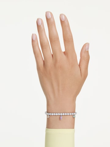 Bracelet Swarovski en argent : devant