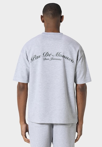 T-Shirt 'Crest' Pas De Monaco en gris : devant