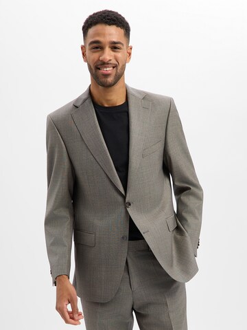 CARL GROSS Slim Fit Sakko 'Steven' in Braun: Vorderseite