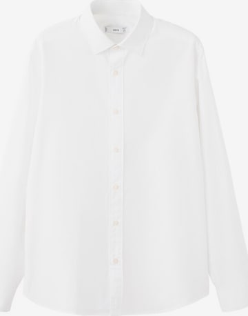 MANGO MAN Button Up Shirt 'Play' in White: front