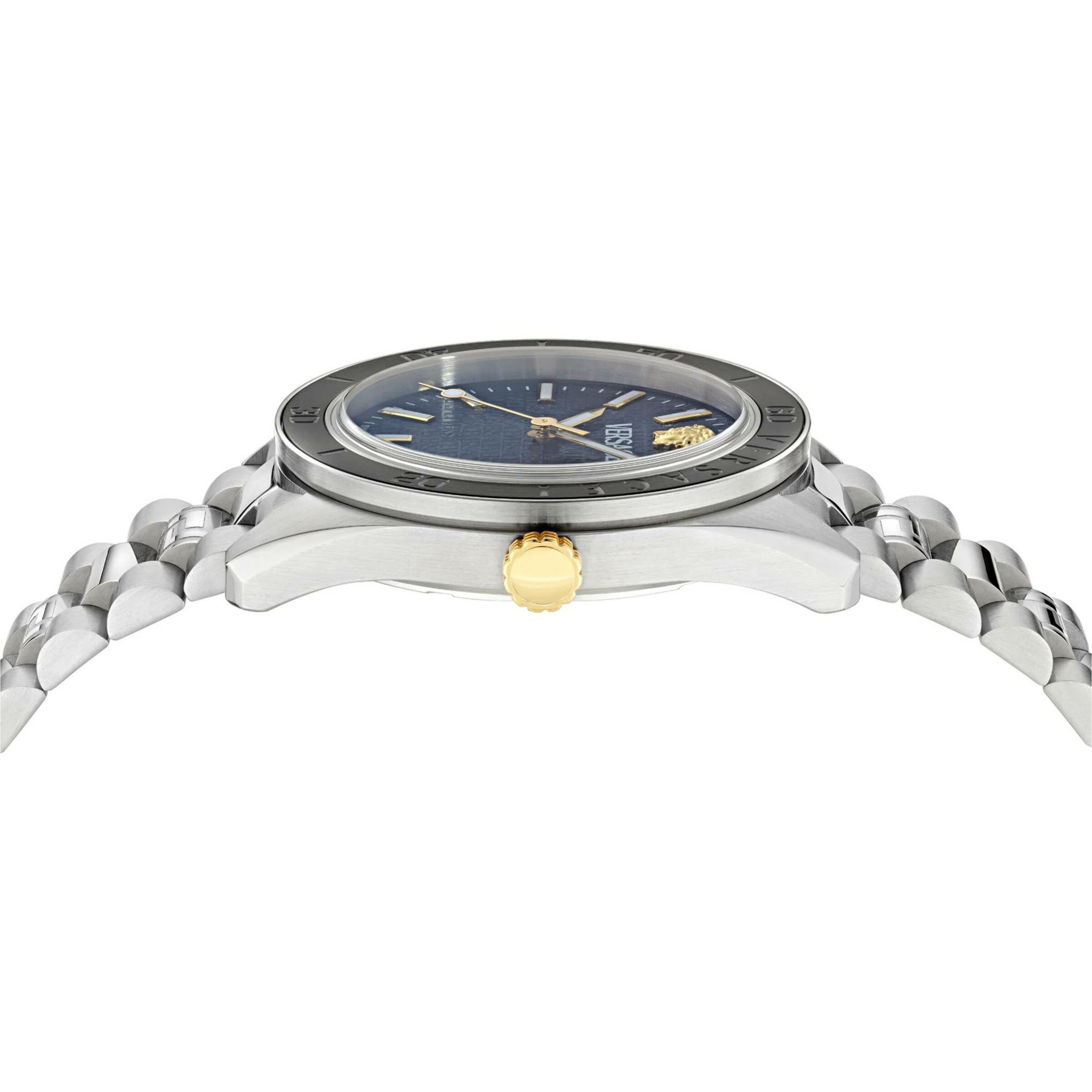 VERSACE Analog watch 'V‑Dome' in Silver