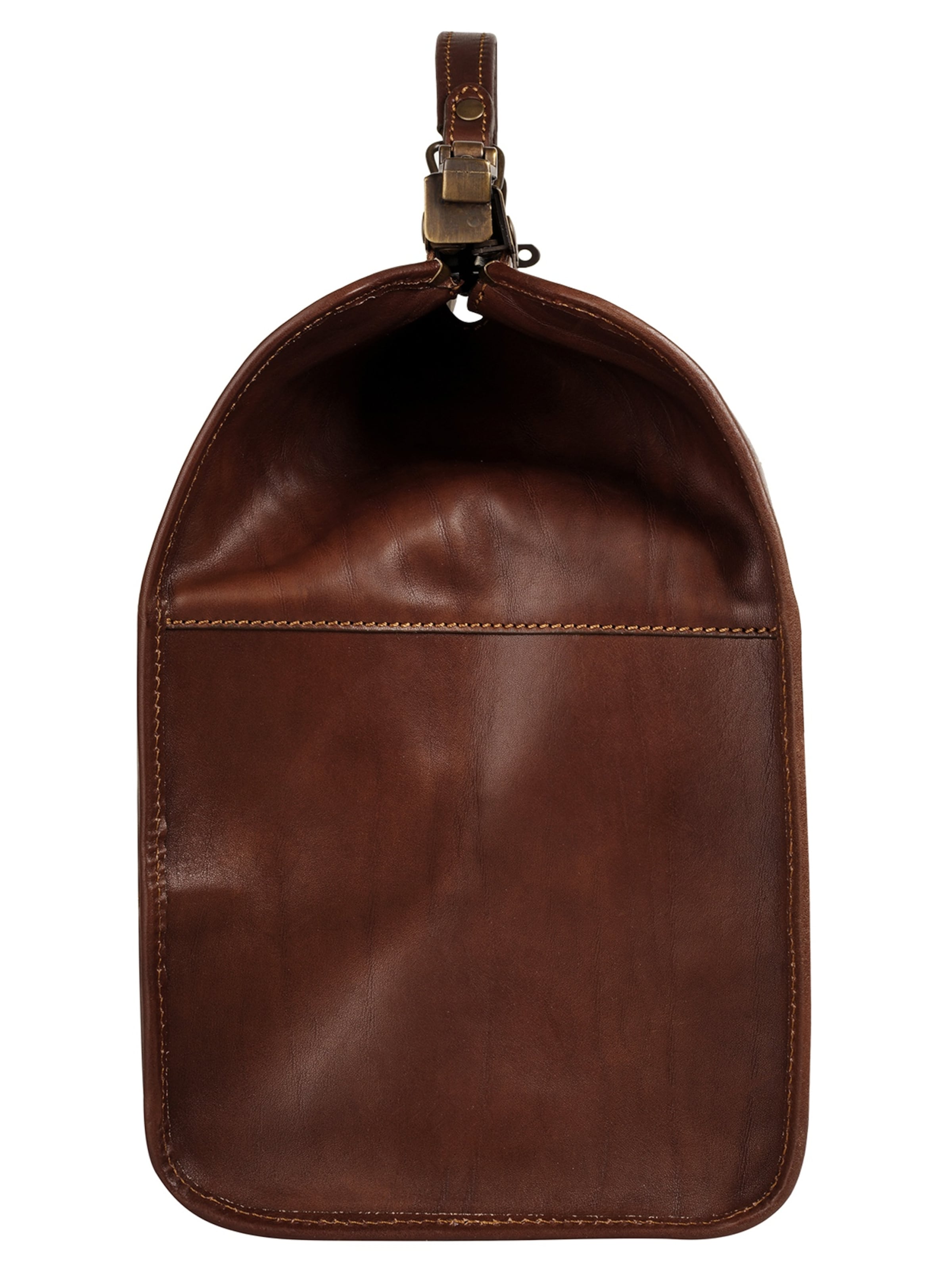 Sac de voyage 'LOMBARDIA' piké en marron