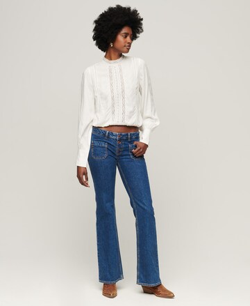 Superdry Blouse 'Studios' in White