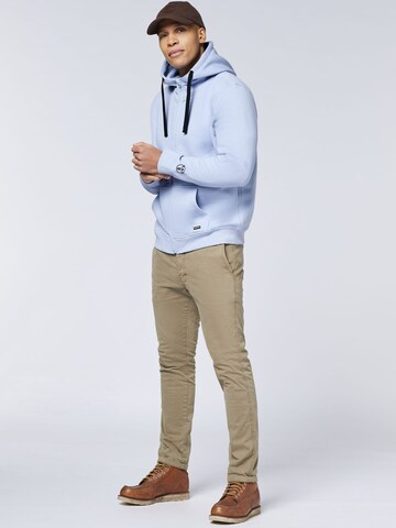 CHIEMSEE Zip-Up Hoodie in Blue