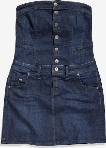 G-Star RAW Jurk in Blauw: voorkant