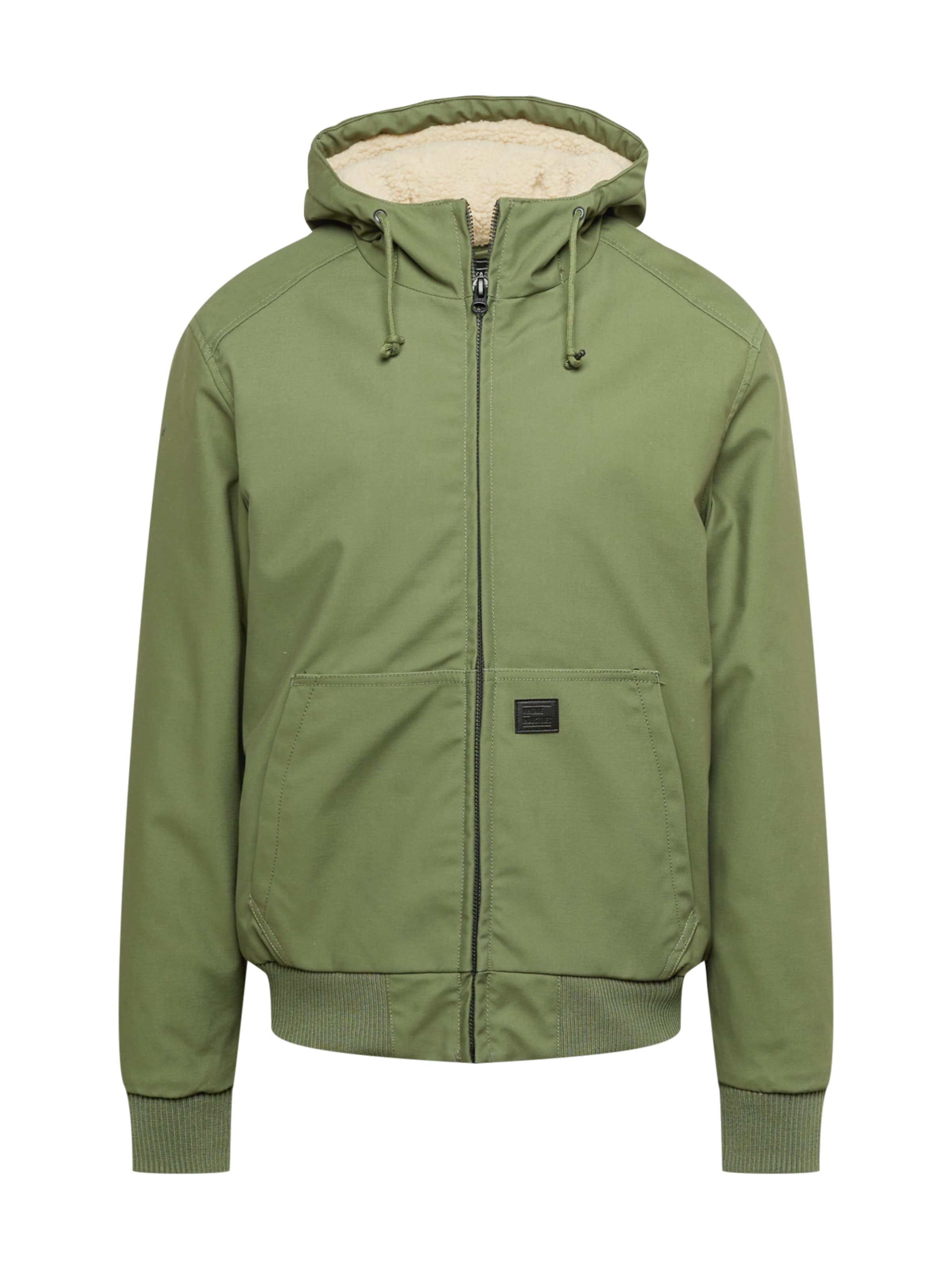 Vintage Industries Зимно яке 'Datton' в зелено: отпред