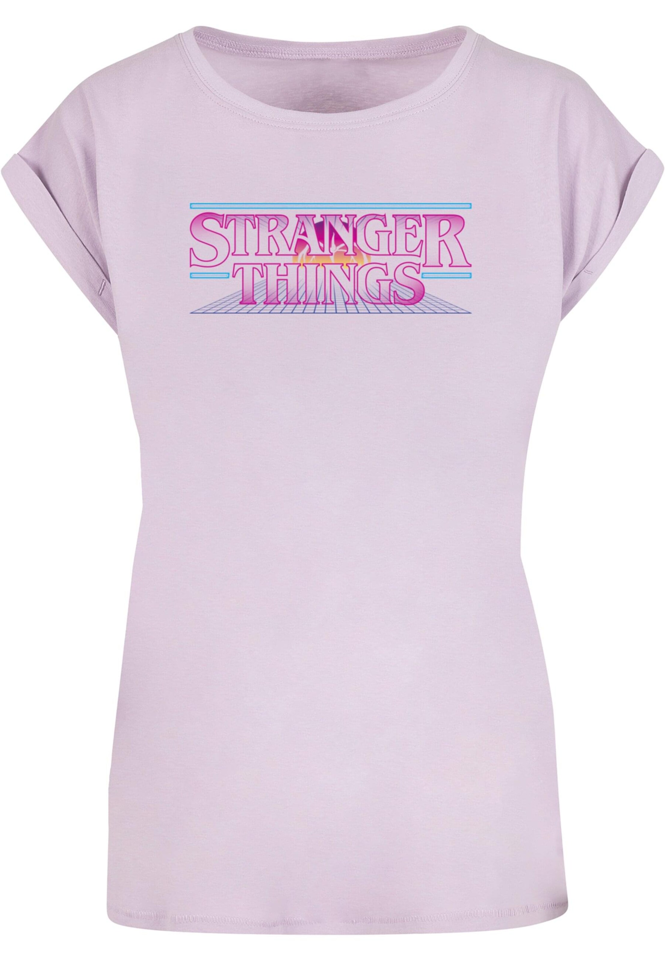 T-shirt 'Stranger Things' ABSOLUTE CULT en violet : devant