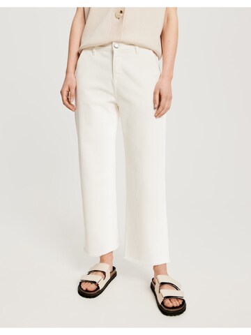 OPUS Regular Pants 'Marny' in White: front