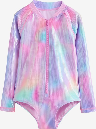 Next Badeanzug in 104 in aqua / gelb / lavendel / hellpink, Produktansicht