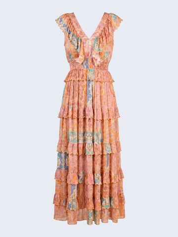 Miss June Dress 'Estefania' in Orange: front