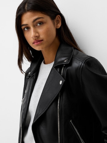 Bershka Between-season jacket in Black