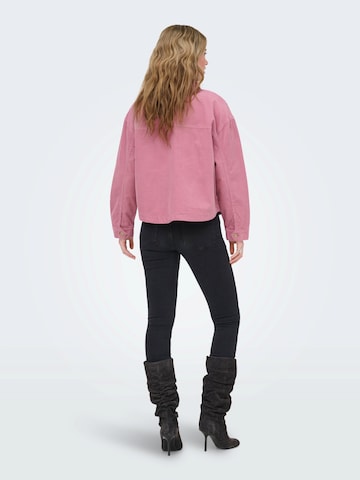 ONLY Between-season jacket 'ONLMOXIE' in Pink