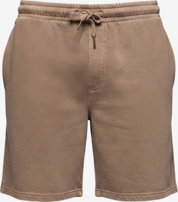 Ombre Loosefit Sporthose in Braun: Vorderseite