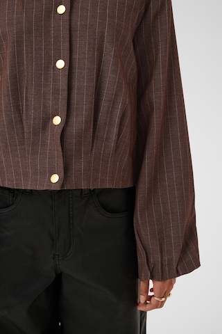 Cream Between-season jacket 'Tingle' in Brown