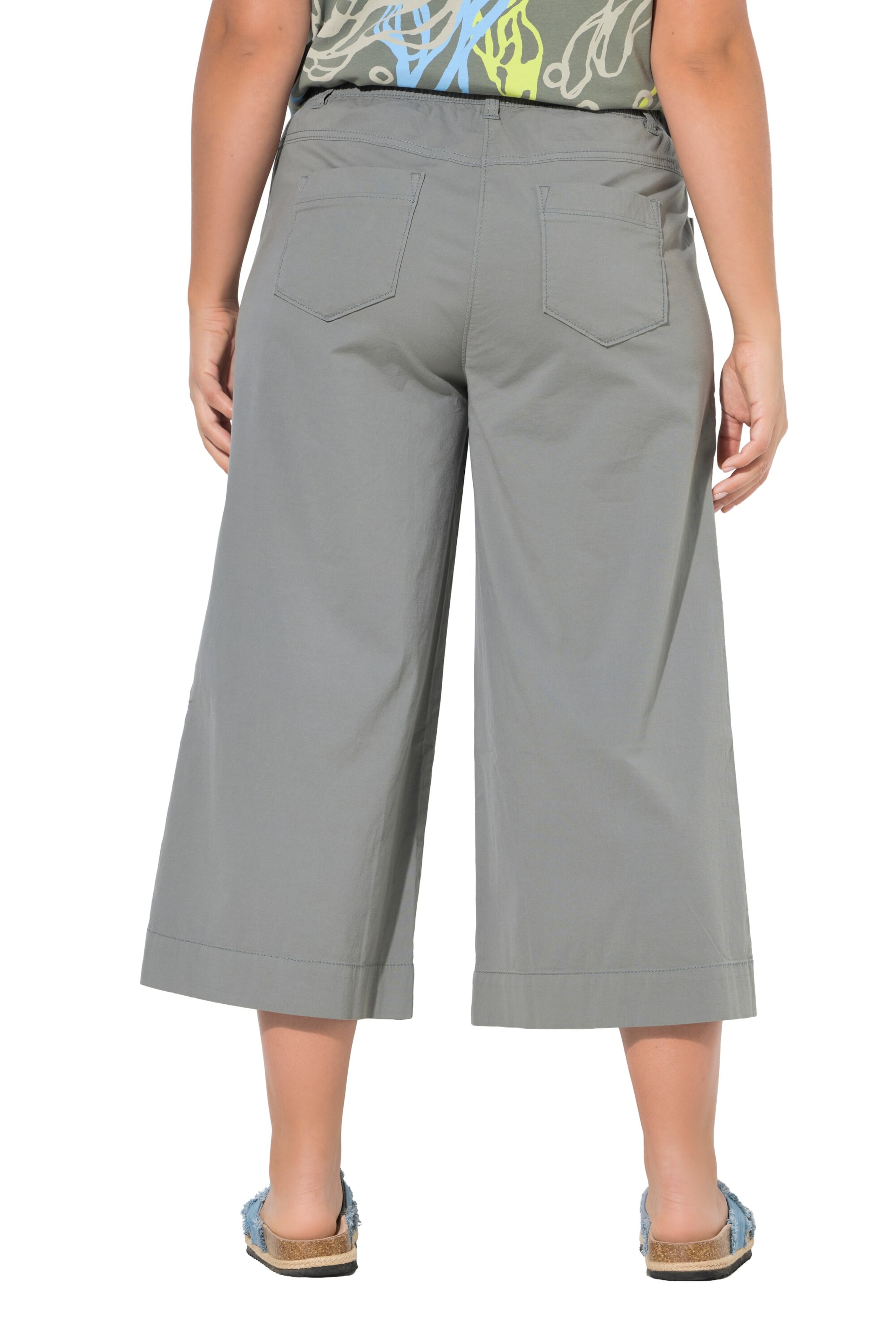 LAURASØN Wide leg Trousers in Grey