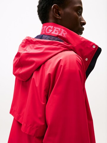 TOMMY HILFIGER Übergangsjacke 'Regatta' in Rot