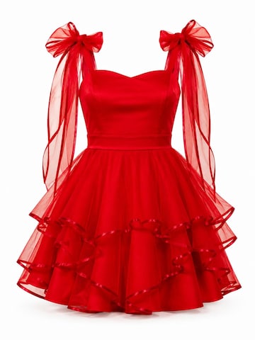 GRAZIA STORE Abendkleid 'Elena'‌‌‌‌‌‌‌ in Rot: Vorderseite