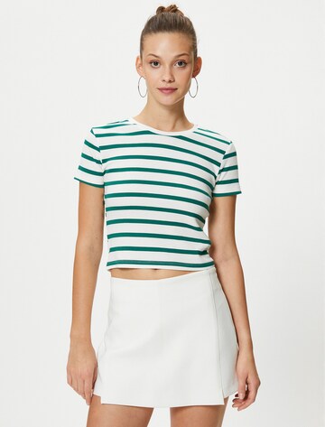 Koton Shirt in Groen: voorkant