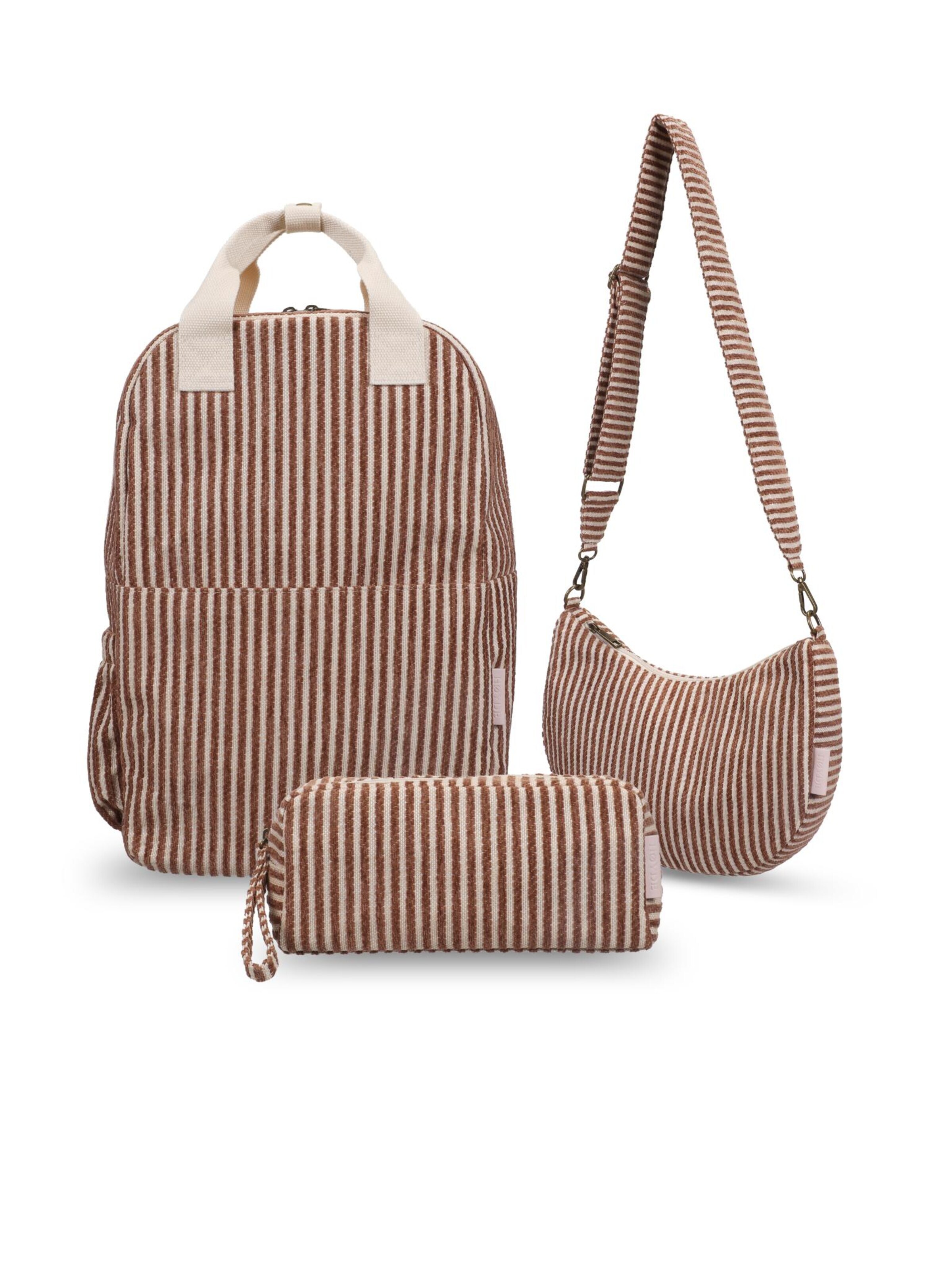Høyde Backpack in Brown: front