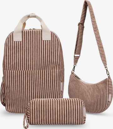 Høyde Backpack in Brown: front