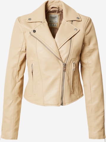 Veste mi-saison Abercrombie & Fitch en beige : devant