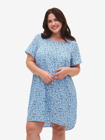 Zizzi - Vestido 'Anni' em azul: frente