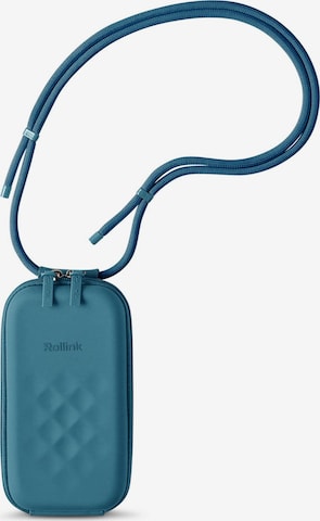 Custodia per smartphone di Rollink in blu: frontale