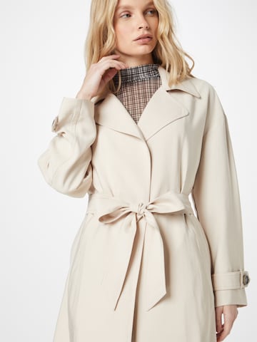 ABOUT YOU Between-Seasons Coat 'Vicky' in Beige