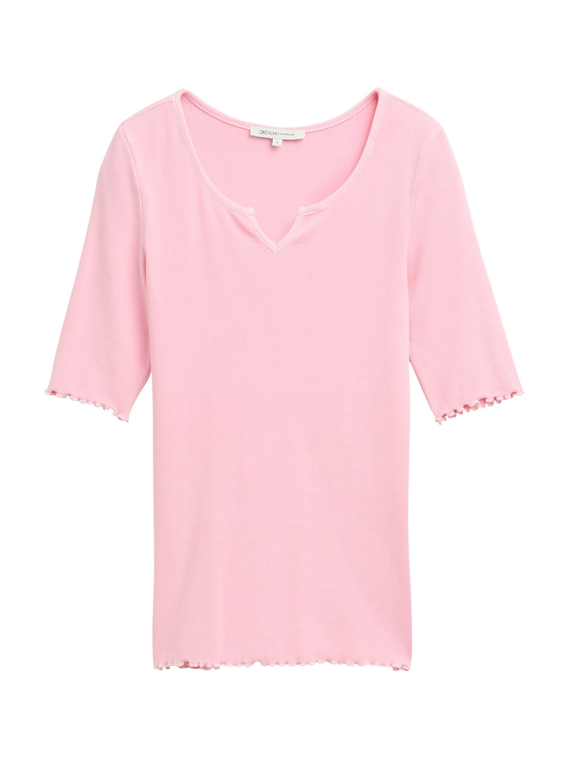 TOM TAILOR DENIM Tričko - Ružová: predná strana