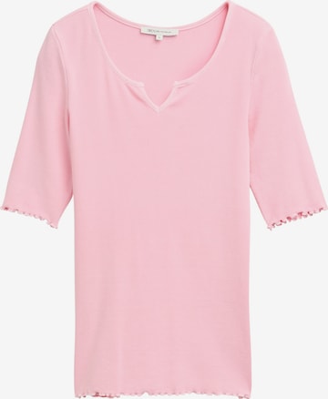 TOM TAILOR DENIM Shirt in Pink: front