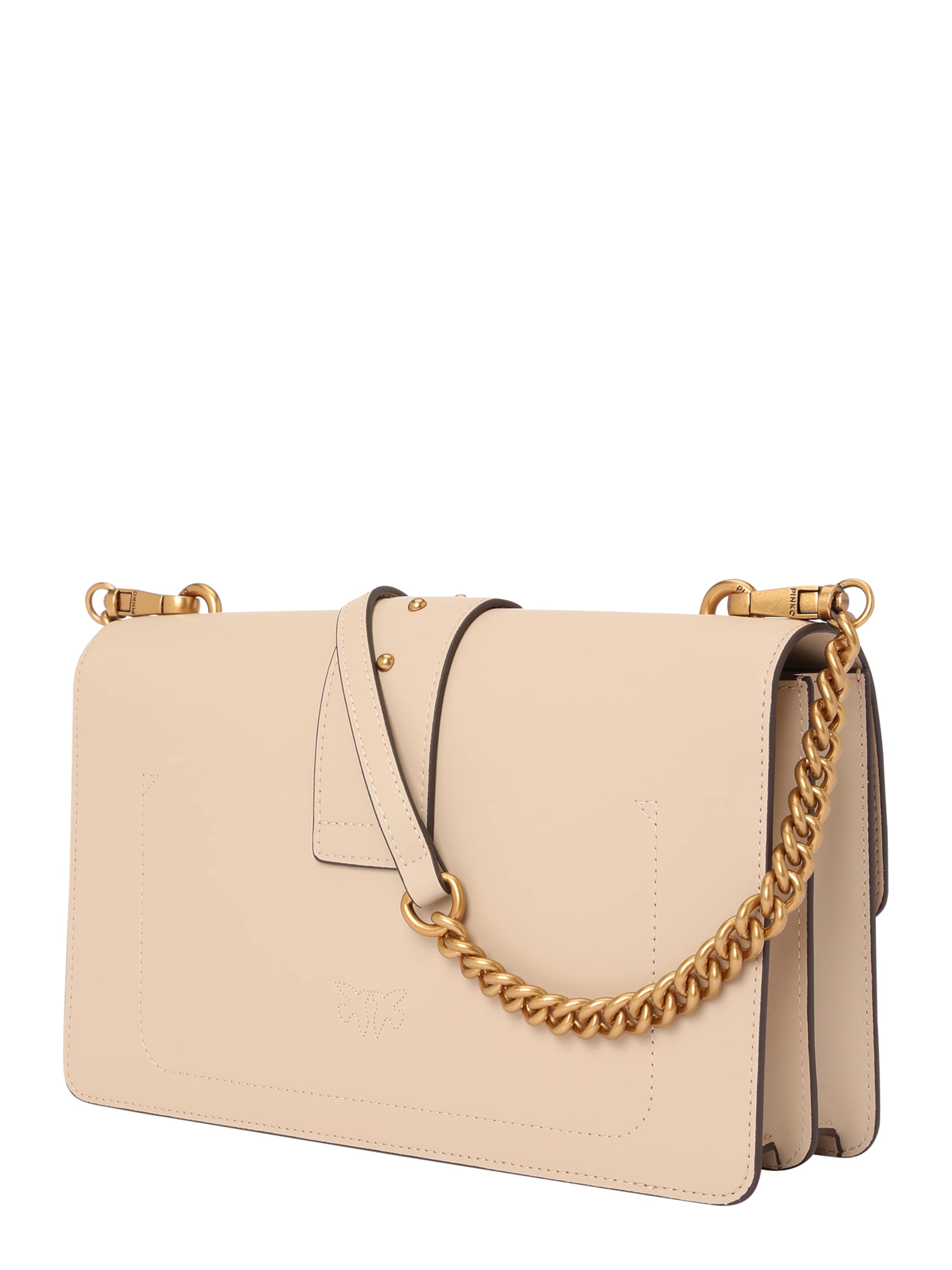 PINKO - Bolso de hombro 'LOVE ONE CLASSIC' en beige