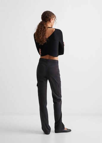 MANGO TEEN Regular Jeans 'Flowib' in Schwarz