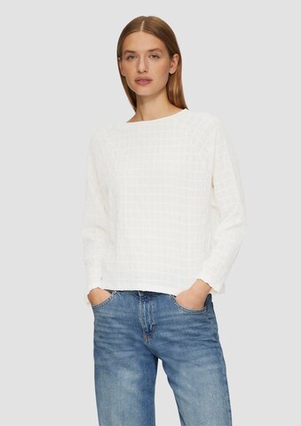 s.Oliver Shirt in Beige: voorkant