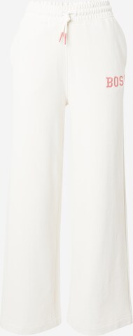 BOSS Wide leg Pants 'C_Epreppant_1' in White: front