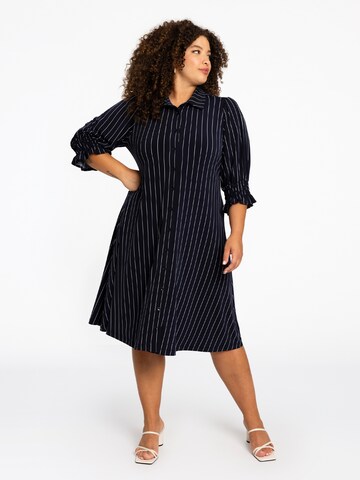 YOEK Shirt dress in Blue