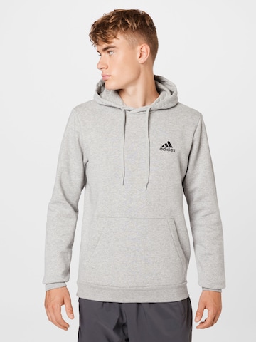 ADIDAS SPORTSWEAR Sportsweatshirt 'Essentials Fleece' i grå: forside
