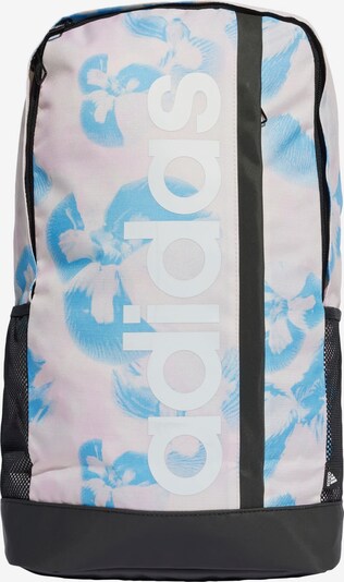 ADIDAS PERFORMANCE Sac à dos de sport 'Linear Graphic' en bleu / rose / noir / blanc, Vue avec produit
