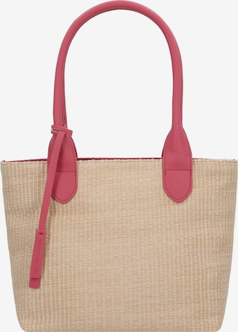 Sac bandoulière TOM TAILOR en beige : devant