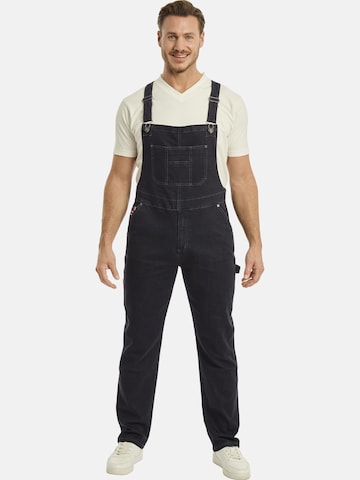 Jan Vanderstorm Regular Jean Overalls 'Kearon' in Black: front